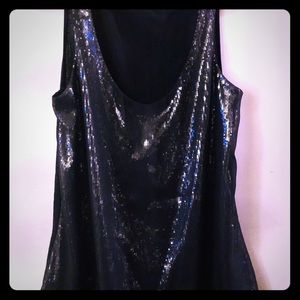 Express Sequin Tank Blouse